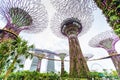 Gardens by the Bay - Singapore`s Garden of WonderÃ¢â¬Å½ Royalty Free Stock Photo